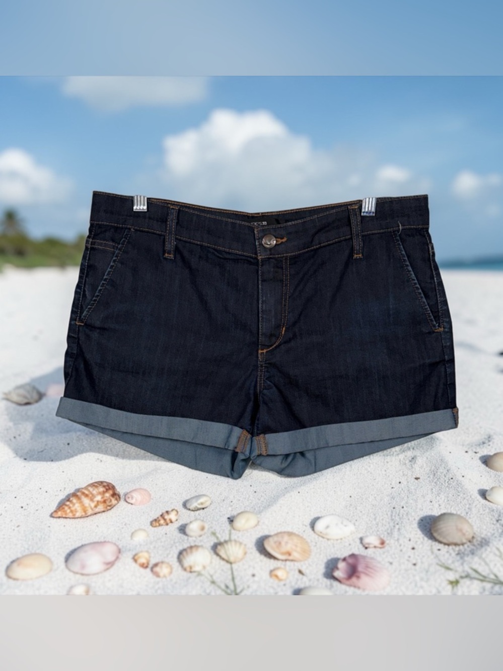 Joe's Jeans Denim Rolled Cuff Shorts